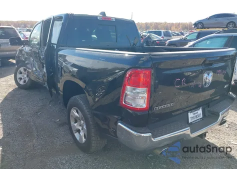 2021 Ram 1500 Big Horn 4X4 5'7 Box from USA, damaged, VIN 1C6SRFFT1MN692725